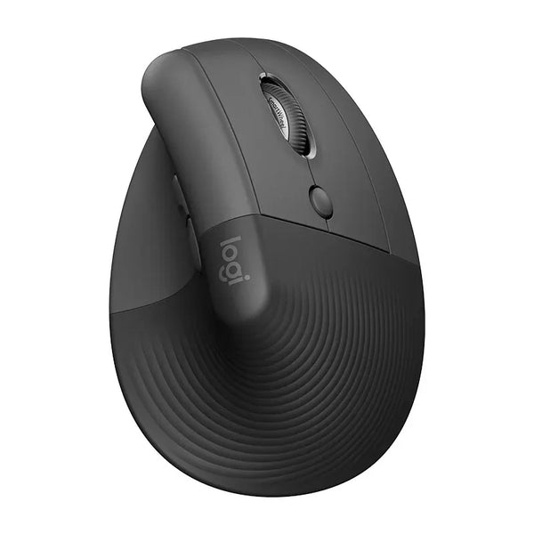 Logitech Lift Ergonomic Mouse - Wireless Bluetooth, 5600 DPI, Optimal Comfort for Office - Black