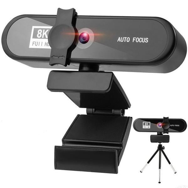 4K Autofocus Webcam - 8MP Sensor, 60FPS, USB 3.0 - Windows 10 PC Compatible - For Streaming/Video/Teleworking
