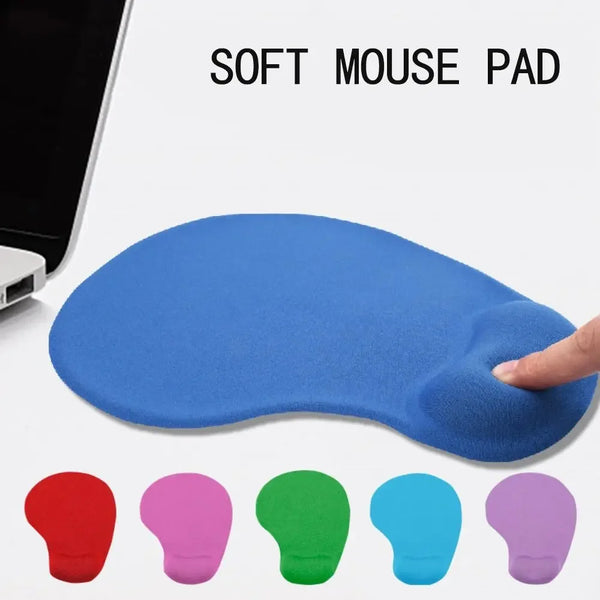 Ergonomic Gel Wrist Rest - Anti-Slip Mouse Pad for Gaming/Office - 23x19cm