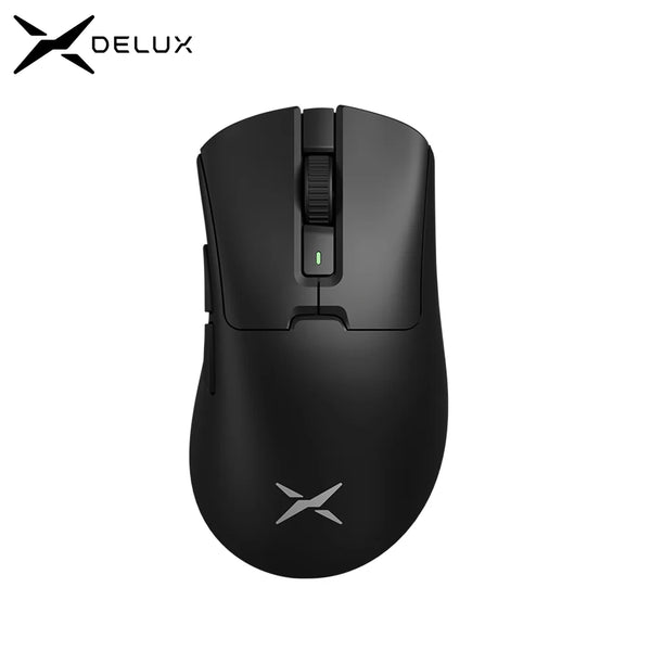 Delux M900PRO Gaming Mouse - 8000Hz Wireless - PAW3395 Sensor - 63g Ultra-Light - RGB Magnetic Charging
